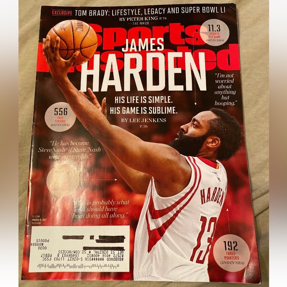Sports Illustrated Magazine - March 2017 - James Harden - Houston Rockets NBA